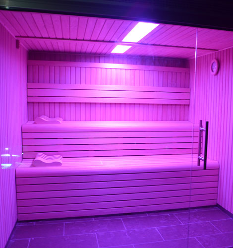 sauna at Nuku Spa in Hotel Acevi Val d'Aran