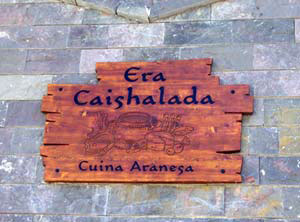 Restaurante Era Caishalada en Vielha cerca de Baqueira Beret